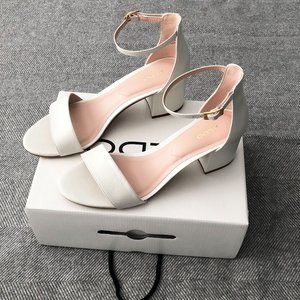 Aldo Ankle Strap Block Heel